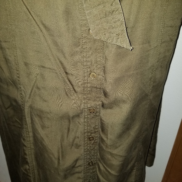 Olive green skirt- size 18/20 - Picture 2 of 5